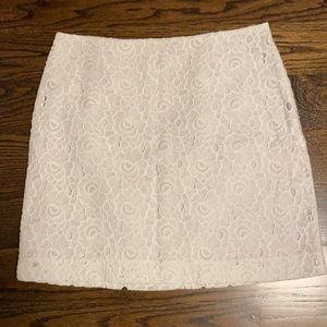 Brooks Brothers White Skirt